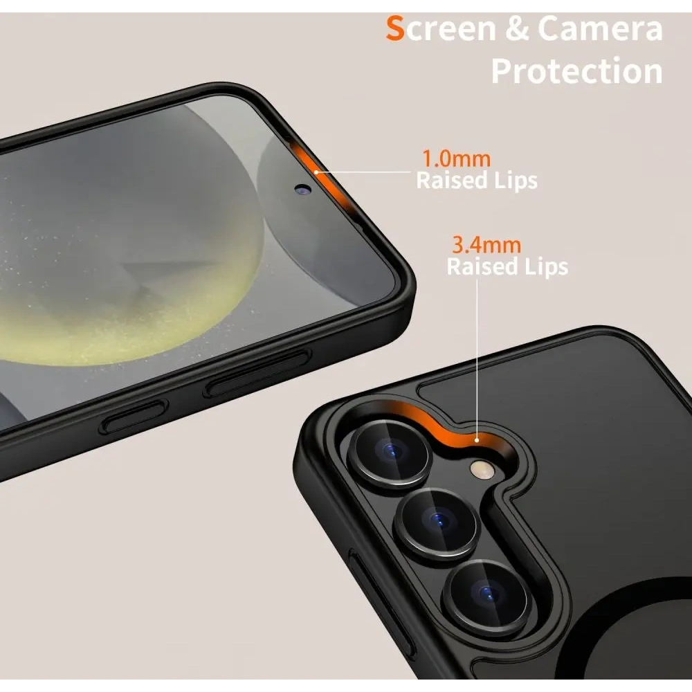 Hurtownia GSM - Tech-Protect Magmat MagSafe Samsung Galaxy S25+ Plus Matt Fekete - THP3763 - {ean13} - Hurt