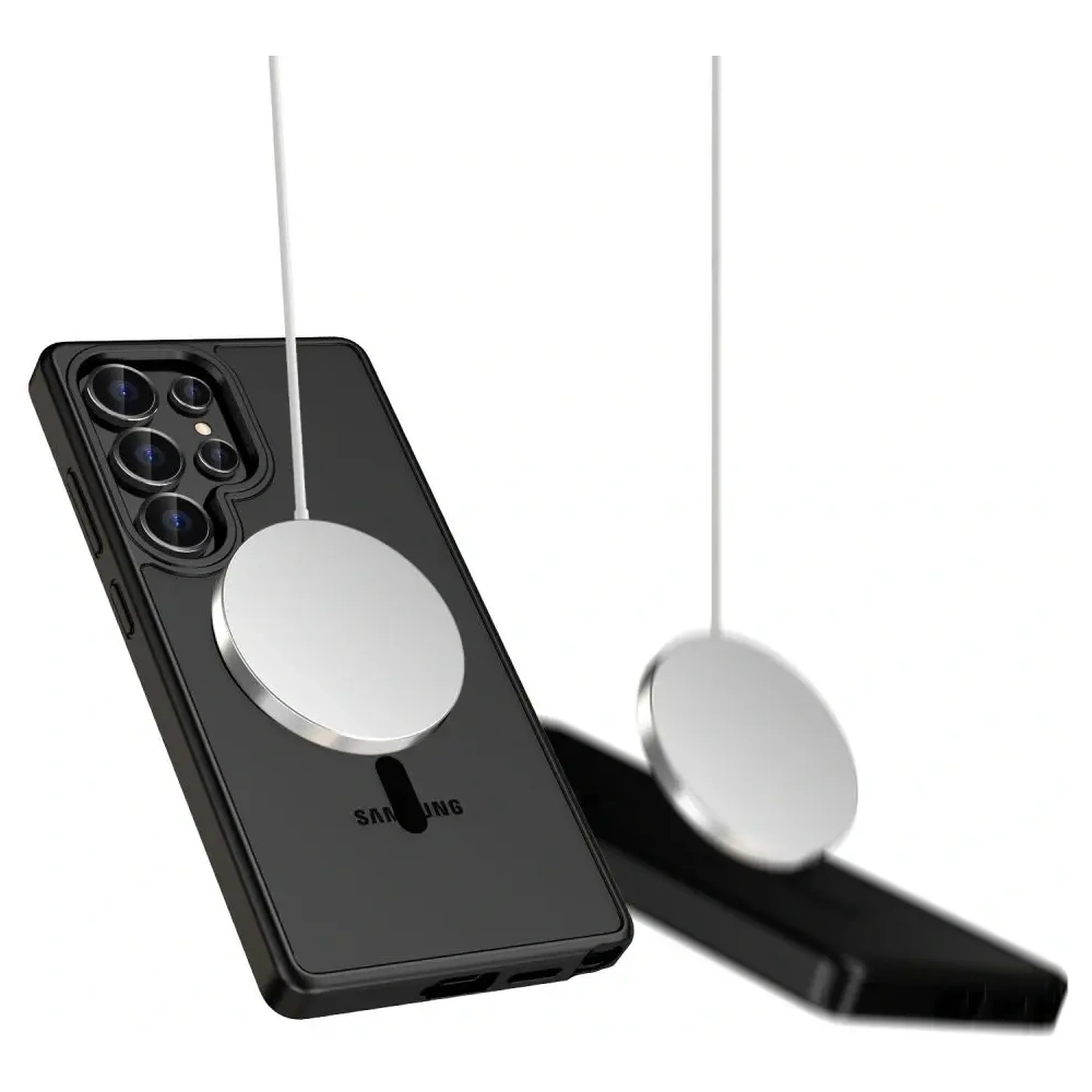 Wholesale Tech-Protect Magmat MagSafe Samsung Galaxy S25 Ultra Matte Black - THP3764 - {ean13} - Hurt