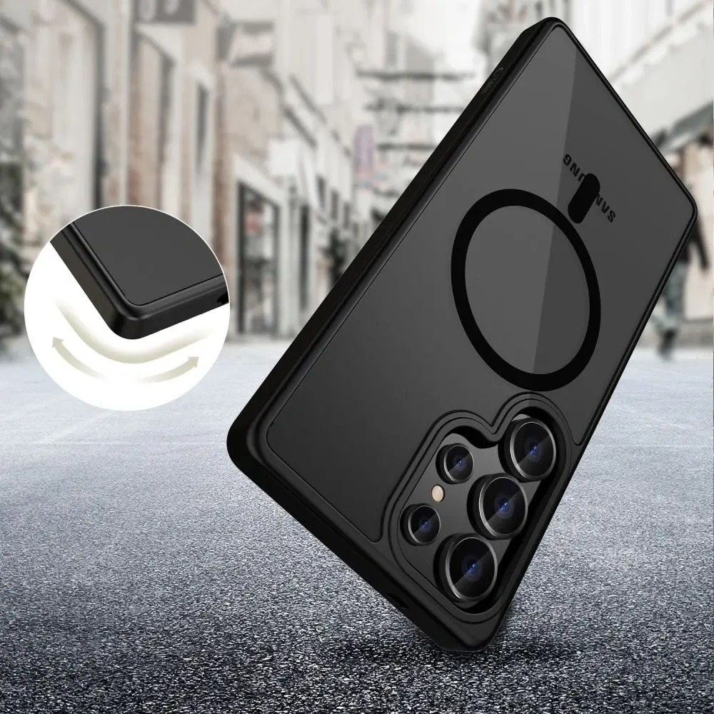 Wholesale Tech-Protect Magmat MagSafe Samsung Galaxy S25 Ultra Matte Black - THP3764 - {ean13} - Hurt