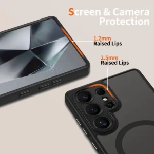 Wholesale Tech-Protect MagCam MagSafe Samsung Galaxy S25 Ultra Matte Black - THP3766 - {ean13} - Hurt