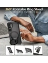 Hurtownia GSM - Tech-Protect Magring MagSafe Samsung Galaxy S25 Matt Fekete - THP3767 - {ean13} - Hurt