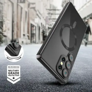 Etui Tech-Protect Magflex MagSafe Samsung Galaxy S25 Ultra Shiny Black