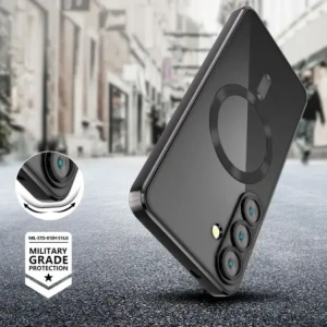 Wholesale Tech-Protect Magflex MagSafe Samsung Galaxy S25+ Plus Shiny Black - THP3774 - {ean13} - Hurt