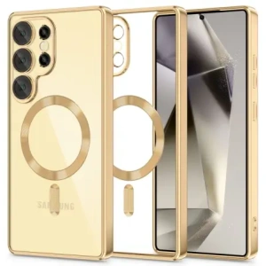 Wholesale Tech-Protect Magflex MagSafe Samsung Galaxy S25 Ultra Shiny Gold - THP3775 - {ean13} - Hurt