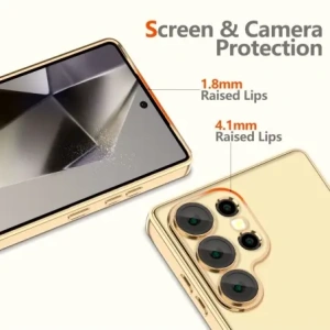 Wholesale Tech-Protect Magflex MagSafe Samsung Galaxy S25 Ultra Shiny Gold - THP3775 - {ean13} - Hurt