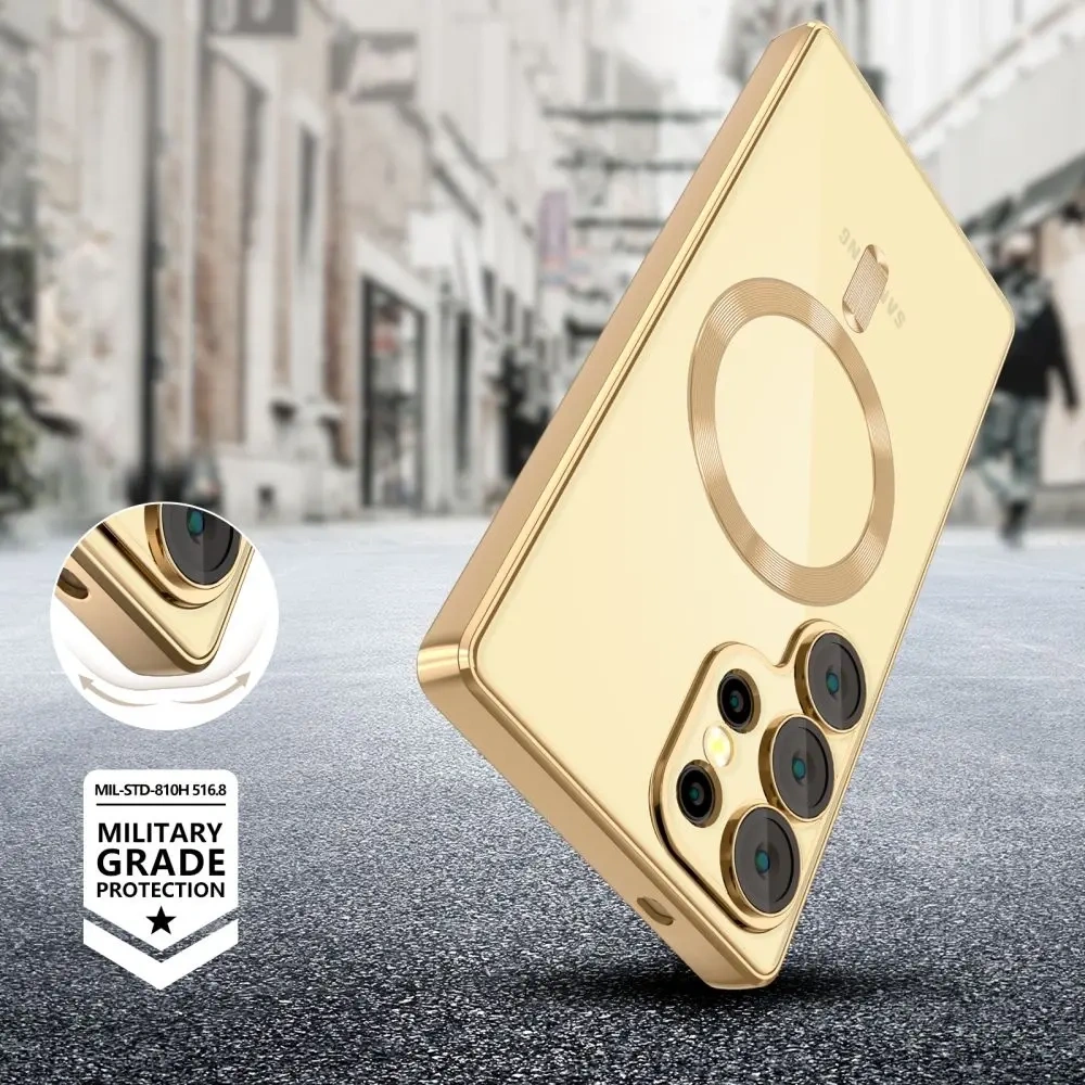 Hurtownia GSM - Tech-Protect Magflex MagSafe Samsung Galaxy S25 Ultra Glänzendes Gold - THP3775 - {ean13} - Hurt