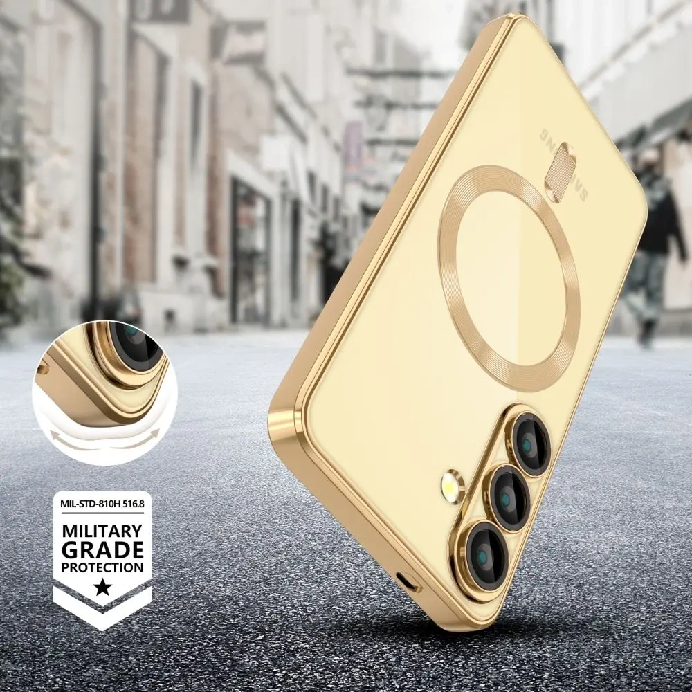 Hurtownia GSM - Etui Tech-Protect Magflex MagSafe Samsung Galaxy S25 Shiny Gold - THP3776 - {ean13} - Hurt
