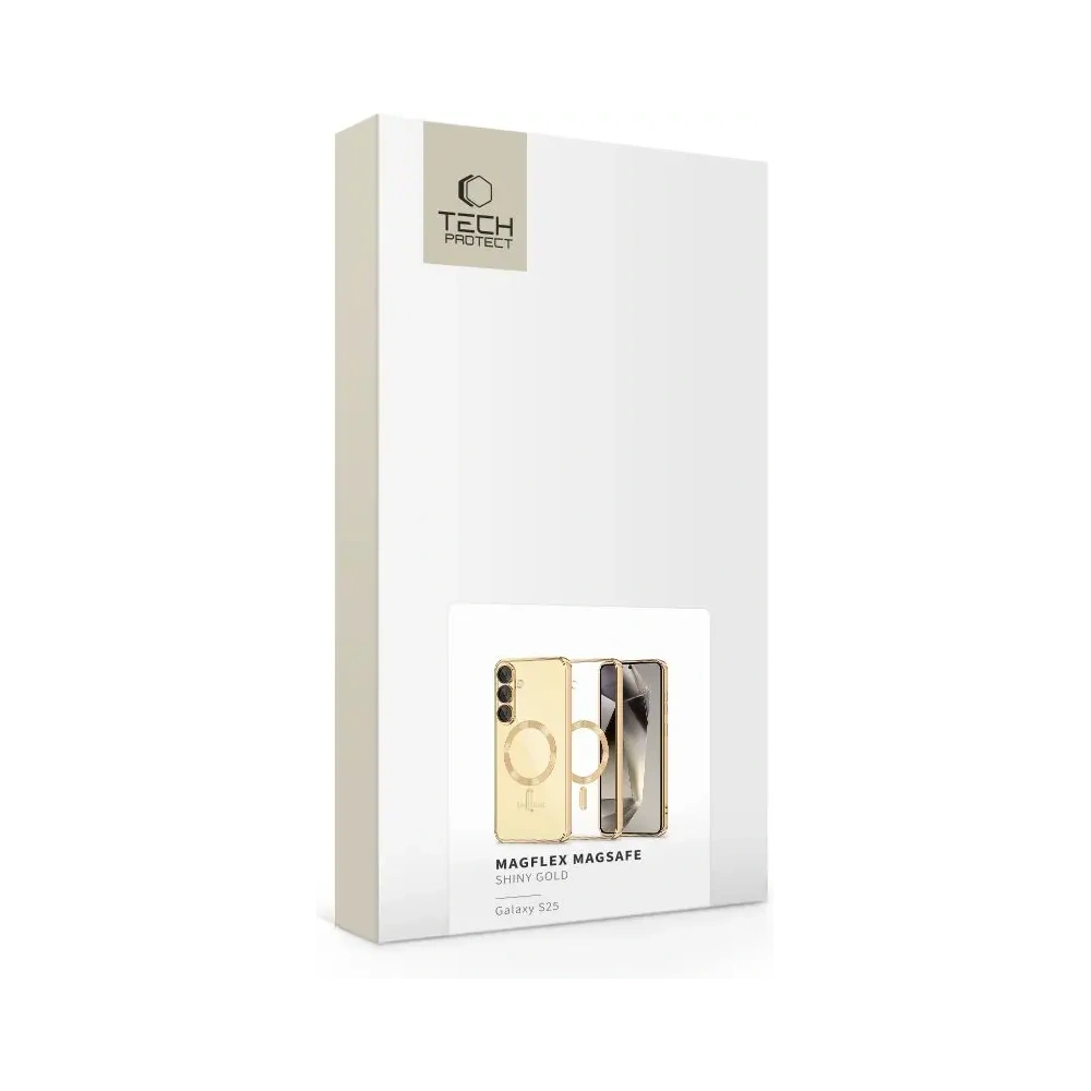 Hurtownia GSM - Tech-Protect Magflex MagSafe Samsung Galaxy S25 Glänzendes Gold - THP3776 - {ean13} - Hurt