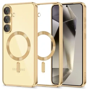 Wholesale Tech-Protect Magflex MagSafe Samsung Galaxy S25+ Plus Shiny Gold - THP3777 - {ean13} - Hurt