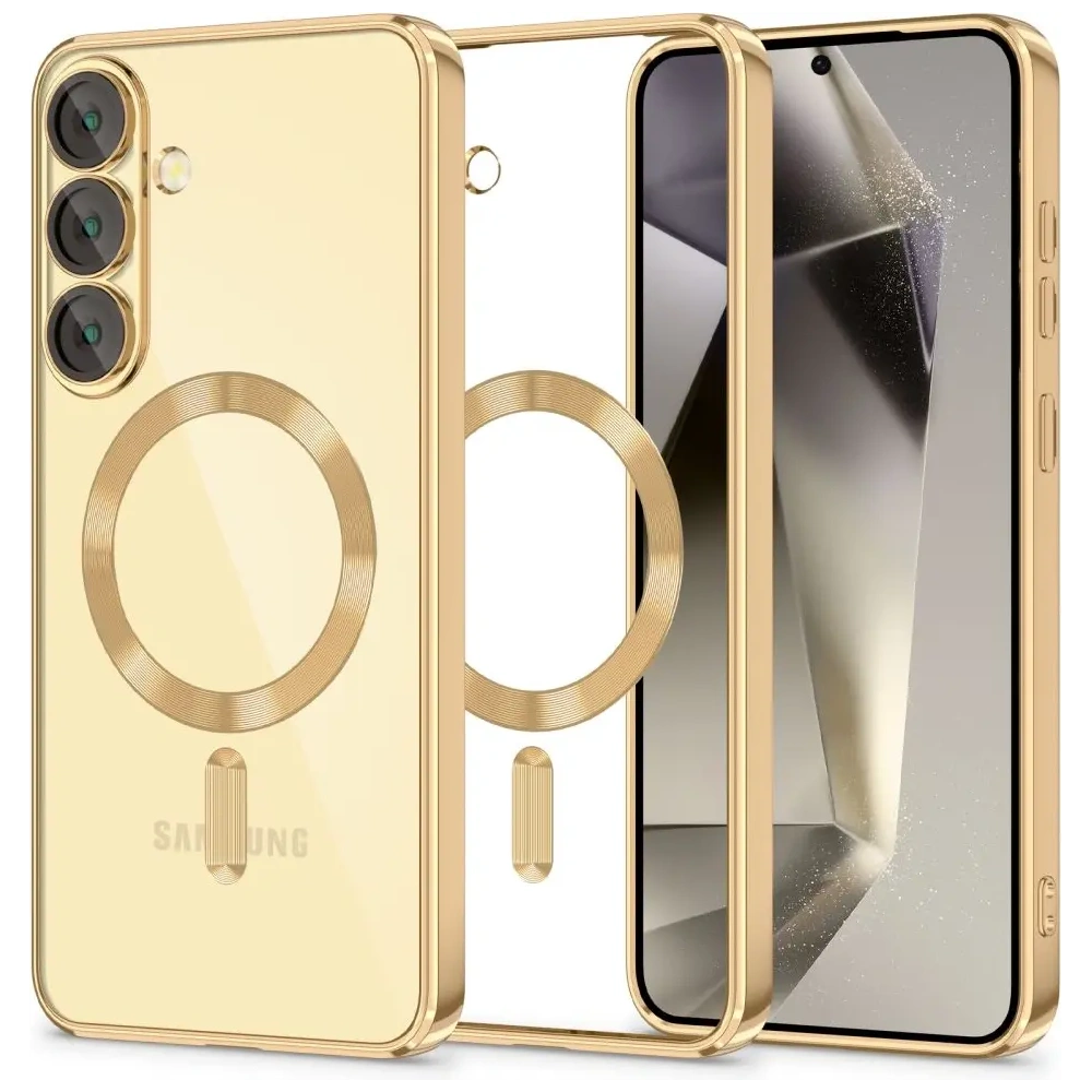 Wholesale Tech-Protect Magflex MagSafe Samsung Galaxy S25+ Plus Shiny Gold - THP3777 - {ean13} - Hurt