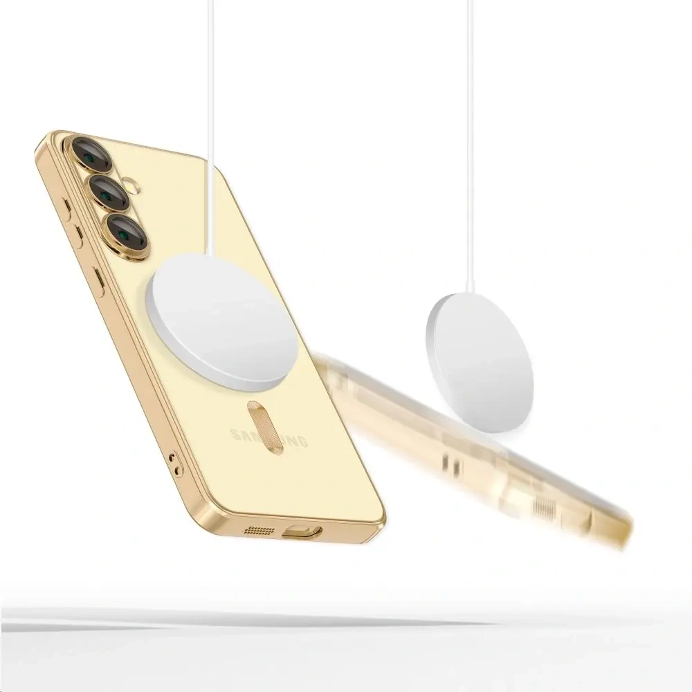 Wholesale Tech-Protect Magflex MagSafe Samsung Galaxy S25+ Plus Shiny Gold - THP3777 - {ean13} - Hurt