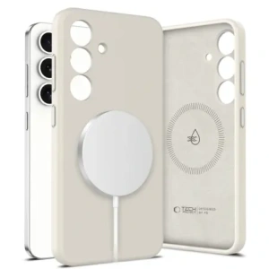 Hurtownia GSM - Tech-Protect Silicone lichid MagSafe Samsung Galaxy S25 Cosmic Latte - THP3780 - {ean13} - Hurt