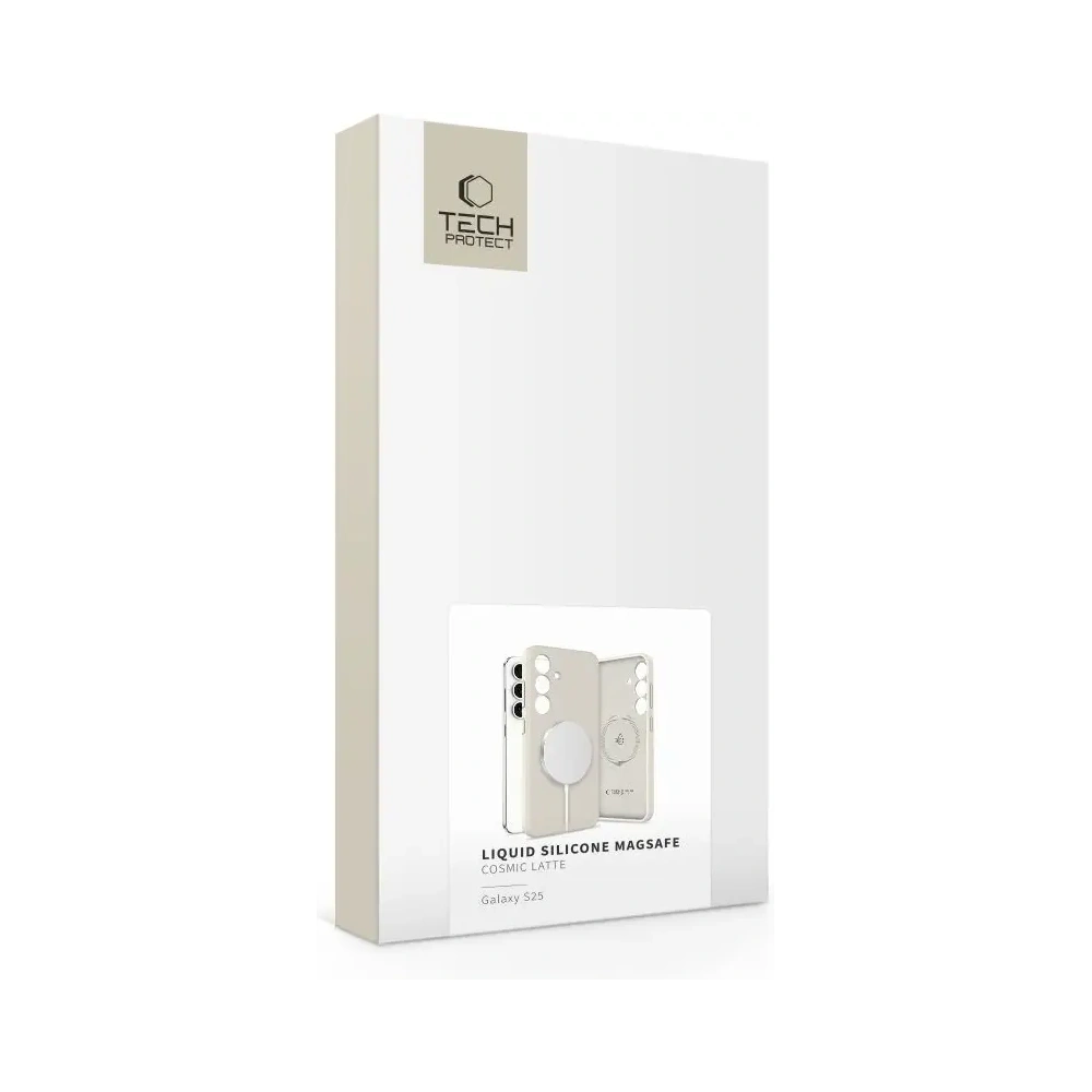 Hurtownia GSM - Tech-Protect Silicone lichid MagSafe Samsung Galaxy S25 Cosmic Latte - THP3780 - {ean13} - Hurt