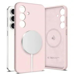 Hurtownia GSM - Tech-Protect Silicon lichid MagSafe Samsung Galaxy S25 Pearl roz - THP3782 - {ean13} - Hurt