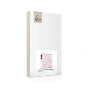 Etui Tech-Protect Liquid Silicone MagSafe Samsung Galaxy S25 Pink Pearl