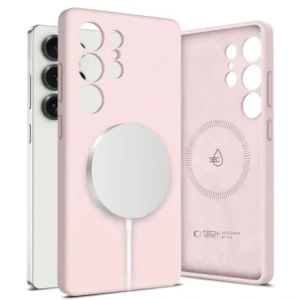 Hurtownia GSM - Tech-Protect Silicon lichid MagSafe Samsung Galaxy S25 Ultra Perlă roz - THP3783 - {ean13} - Hurt