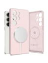 Tech-Protect Silicon lichid MagSafe Samsung Galaxy S25 Ultra Perlă roz