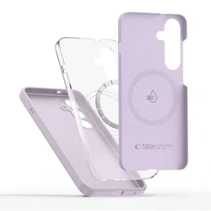 Etui Tech-Protect Liquid Silicone MagSafe Samsung Galaxy S25 Mauve