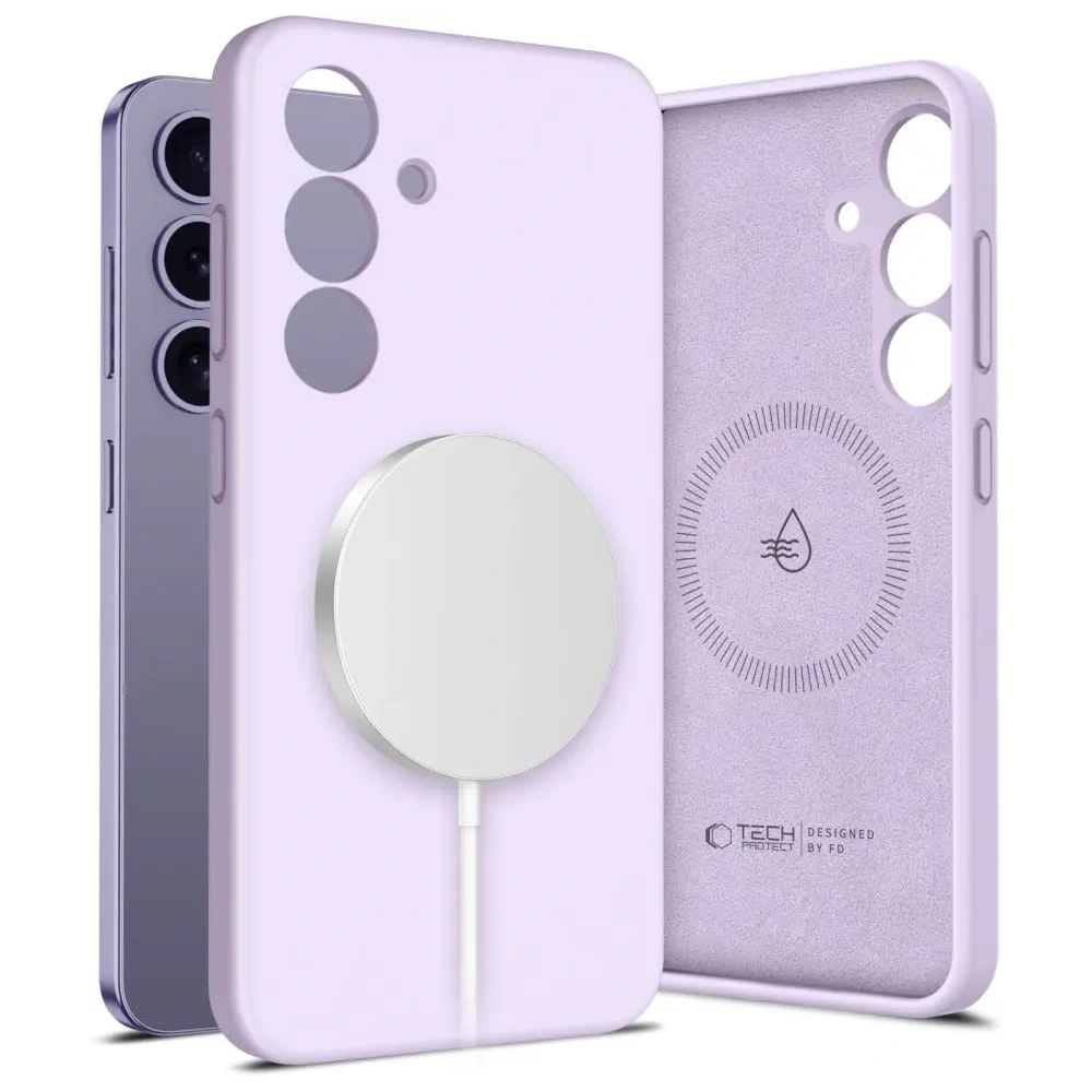 Wholesale Tech-Protect Liquid Silicone MagSafe Samsung Galaxy S25+ Plus Mauve - THP3785 - {ean13} - Hurt