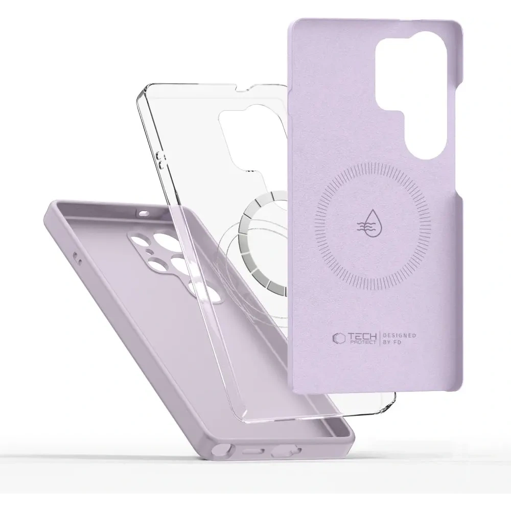 Wholesale Tech-Protect Liquid Silicone MagSafe Samsung Galaxy S25 Ultra Mauve - THP3786 - {ean13} - Hurt