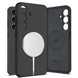 Hurtownia GSM - Tech-Protect Folyékony Szilikon MagSafe Samsung Galaxy S25+ Plus Fekete - THP3788 - {ean13} - Hurt
