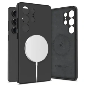 Hurtownia GSM - Tech-Protect Silicon lichid MagSafe Samsung Galaxy S25 Ultra Negru - THP3789 - {ean13} - Hurt