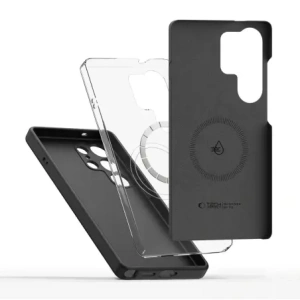 Hurtownia GSM - Tech-Protect Silicon lichid MagSafe Samsung Galaxy S25 Ultra Negru - THP3789 - {ean13} - Hurt