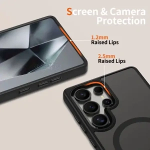 Etui Tech-Protect Magmat MagSafe Samsung Galaxy S25 Ultra Black/clear