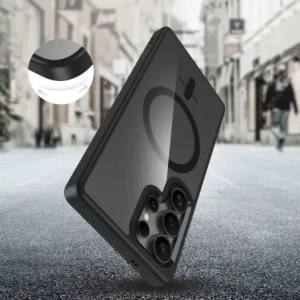 Etui Tech-Protect Magmat MagSafe Samsung Galaxy S25 Ultra Black/clear