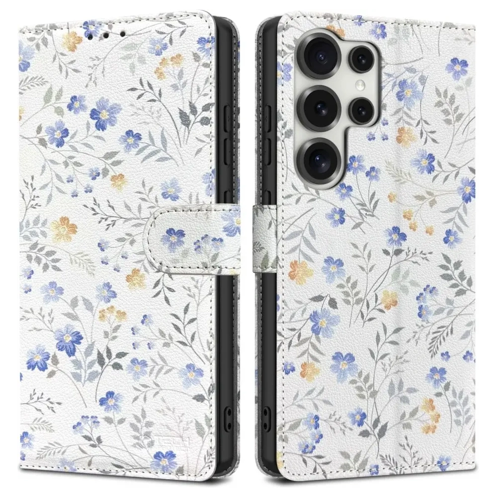 Wholesale Tech-Protect Wallet Samsung Galaxy S25 Ultra Spring Flowers - THP3798 - {ean13} - Hurt