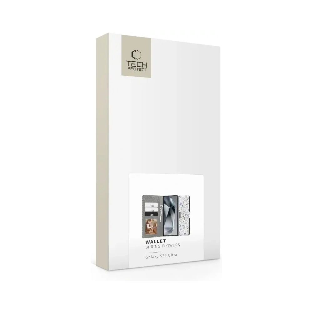 Hurtownia GSM - Tech-Protect Portofel Samsung Galaxy S25 Ultra Flori de Primăvară - THP3798 - {ean13} - Hurt