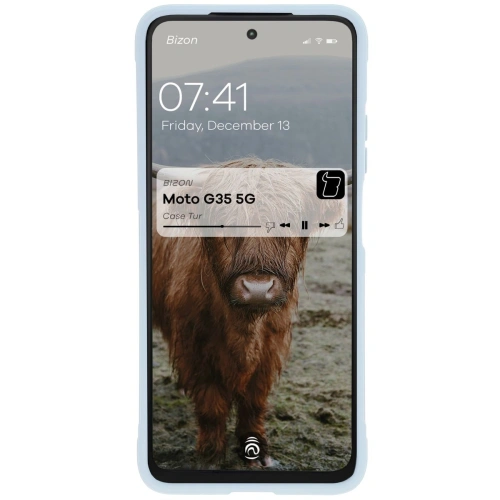 Pancerne etui Bizon Case Tur do Motorola Moto G35 5G jasnoniebieskie