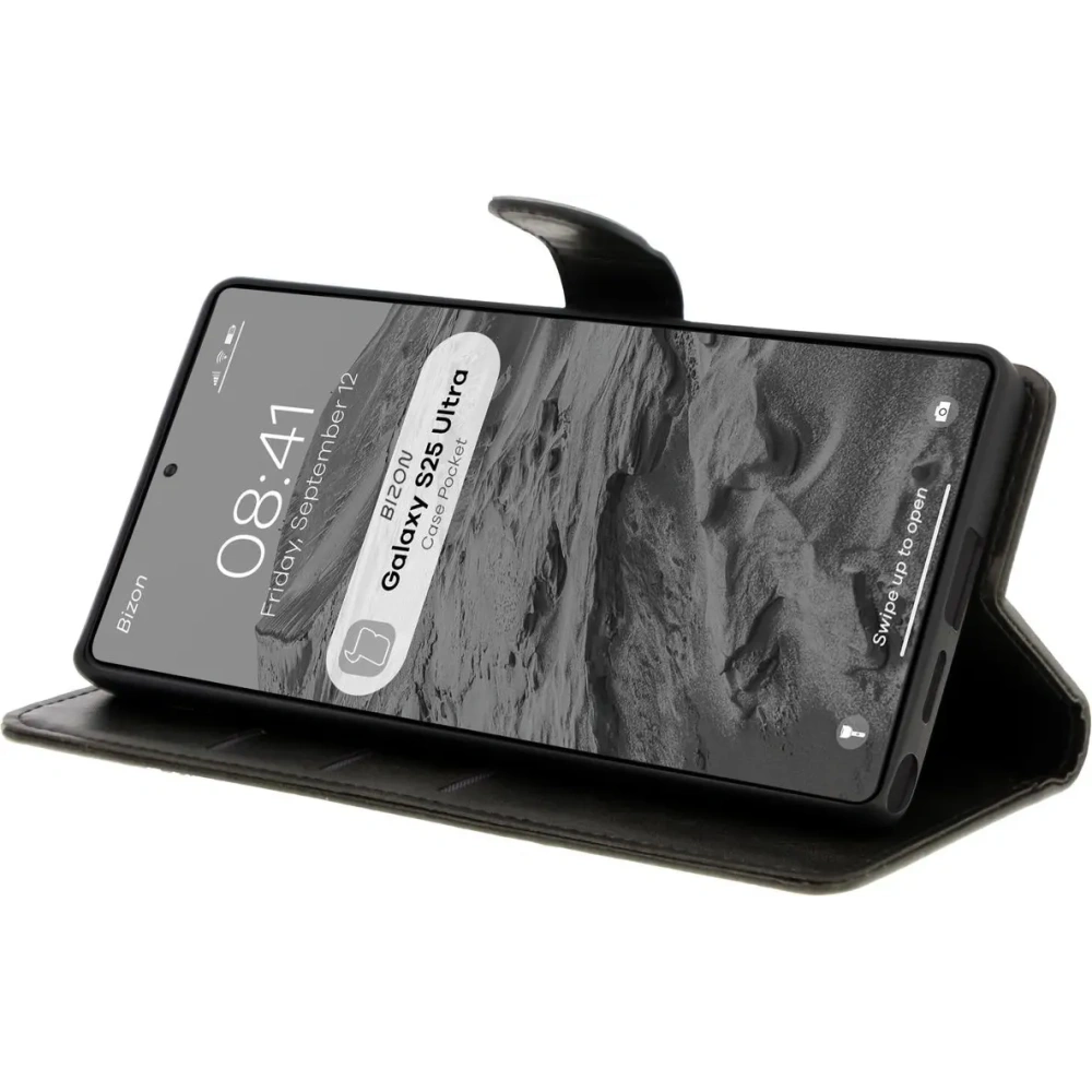 Wholesale Bizon Case Pocket Samsung Galaxy S25 Ultra black - BIZ8122 - {ean13} - Hurt
