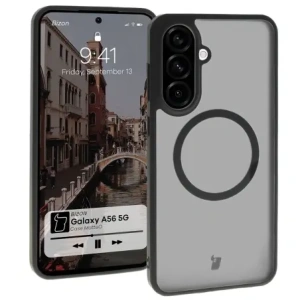 Hurtownia GSM - Bizon Case MatteO Samsung Galaxy A56 5G durchsichtig mit schwarzem Rahmen - BIZ8124 - {ean13} - Hurt
