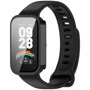 Hurtownia GSM - Etui se sklem na hodinky Bizon Case+Glass Watch pro Xiaomi Smart Band 9 Active / Redmi Band 3 černé - BIZ8125 - {ean13} - Hurt