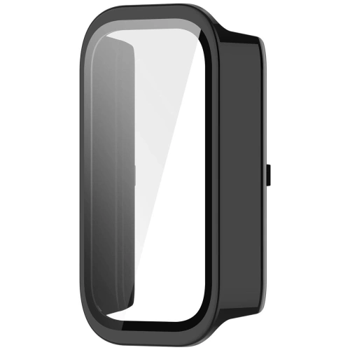 Etui ze szkłem do zegarka Bizon Case+Glass Watch do Xiaomi Smart Band 9 Active / Redmi Band 3 czarne
