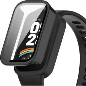 Hurtownia GSM - Bizon Case+Glass Watch Xiaomi Smart Band 9 Aktív / Redmi Band 3 fekete - BIZ8125 - {ean13} - Hurt
