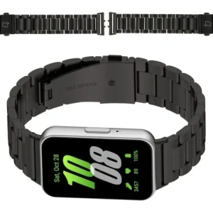 Hurtownia GSM - Bizon Strap Watch Aura Samsung Galaxy Fit 3 fekete - BIZ8126 - {ean13} - Hurt