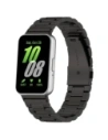 Hurtownia GSM - Pasek ze stali nierdzewnej Bizon Strap Watch Aura do Samsung Galaxy Fit 3 czarny - BIZ8126 - {ean13} - Hurt