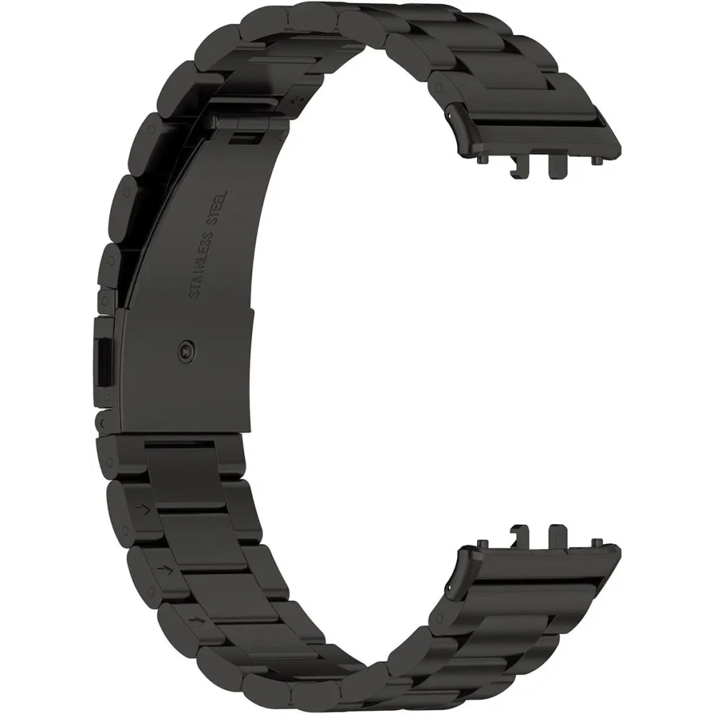 Hurtownia GSM - Pasek ze stali nierdzewnej Bizon Strap Watch Aura do Samsung Galaxy Fit 3 czarny - BIZ8126 - {ean13} - Hurt