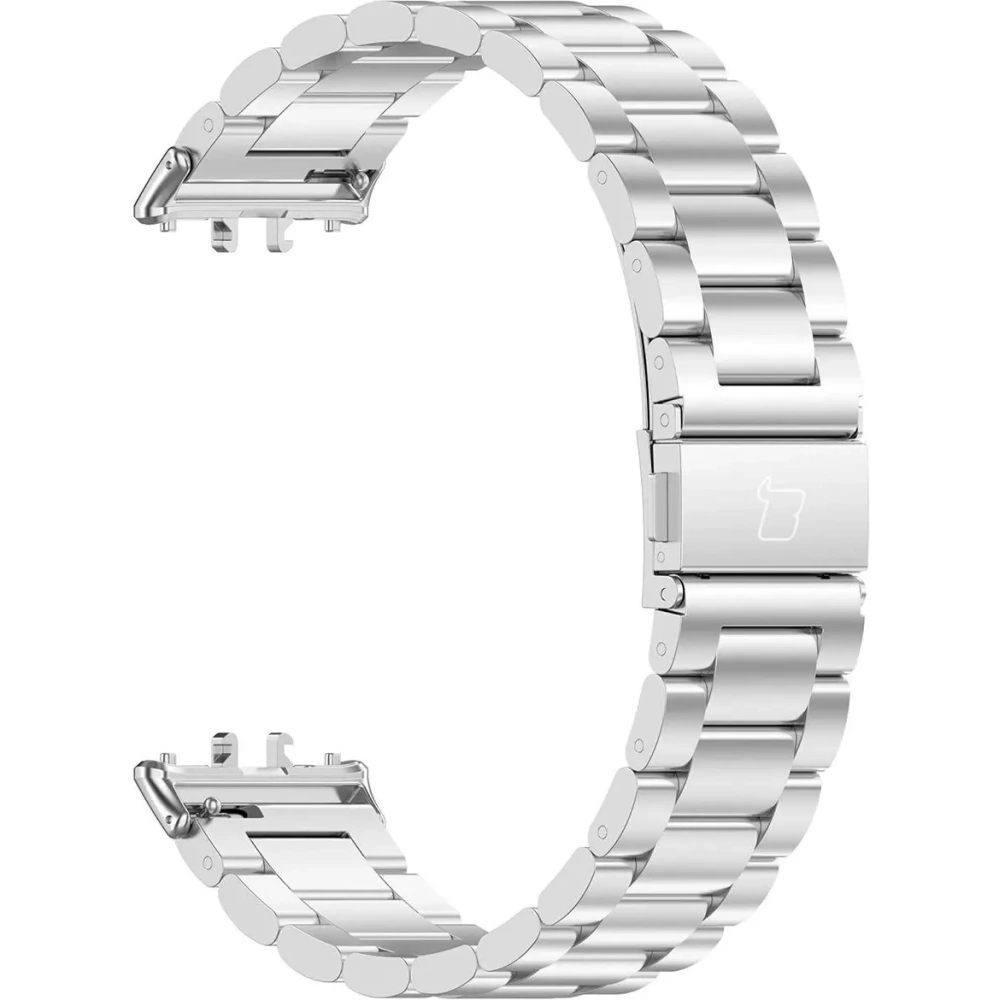 Hurtownia GSM - Pasek ze stali nierdzewnej Bizon Strap Watch Aura do Samsung Galaxy Fit 3 srebrny - BIZ8127 - {ean13} - Hurt