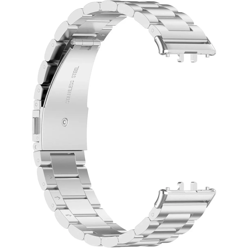 Hurtownia GSM - Pasek ze stali nierdzewnej Bizon Strap Watch Aura do Samsung Galaxy Fit 3 srebrny - BIZ8127 - {ean13} - Hurt