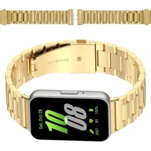 Hurtownia GSM - Bizon szíj óra Aura Samsung Galaxy Fit 3 arany - BIZ8128 - {ean13} - Hurt
