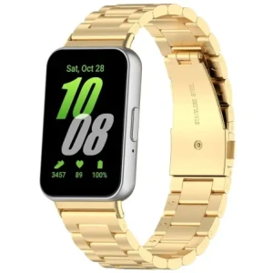 Hurtownia GSM - Bizon szíj óra Aura Samsung Galaxy Fit 3 arany - BIZ8128 - {ean13} - Hurt