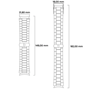 Hurtownia GSM - Bizon szíj óra Aura Samsung Galaxy Fit 3 arany - BIZ8128 - {ean13} - Hurt