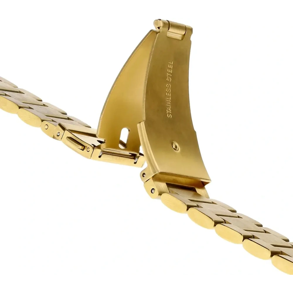 Wholesale Bizon Strap Watch Aura Samsung Galaxy Fit 3 gold - BIZ8128 - {ean13} - Hurt