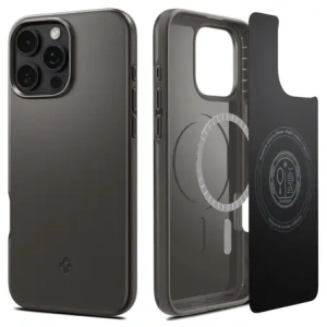 Hurtownia GSM - Etui Spigen Thin Fit Mag MagSafe Apple iPhone 16 Pro Gunmetal - SPN16585 - {ean13} - Hurt