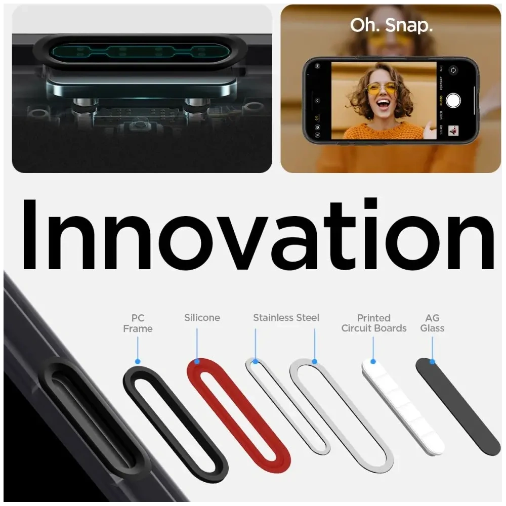 Wholesale Spigen Ultra Hybrid T Mag MagSafe Apple iPhone 16 Frost Black - SPN16586 - {ean13} - Hurt