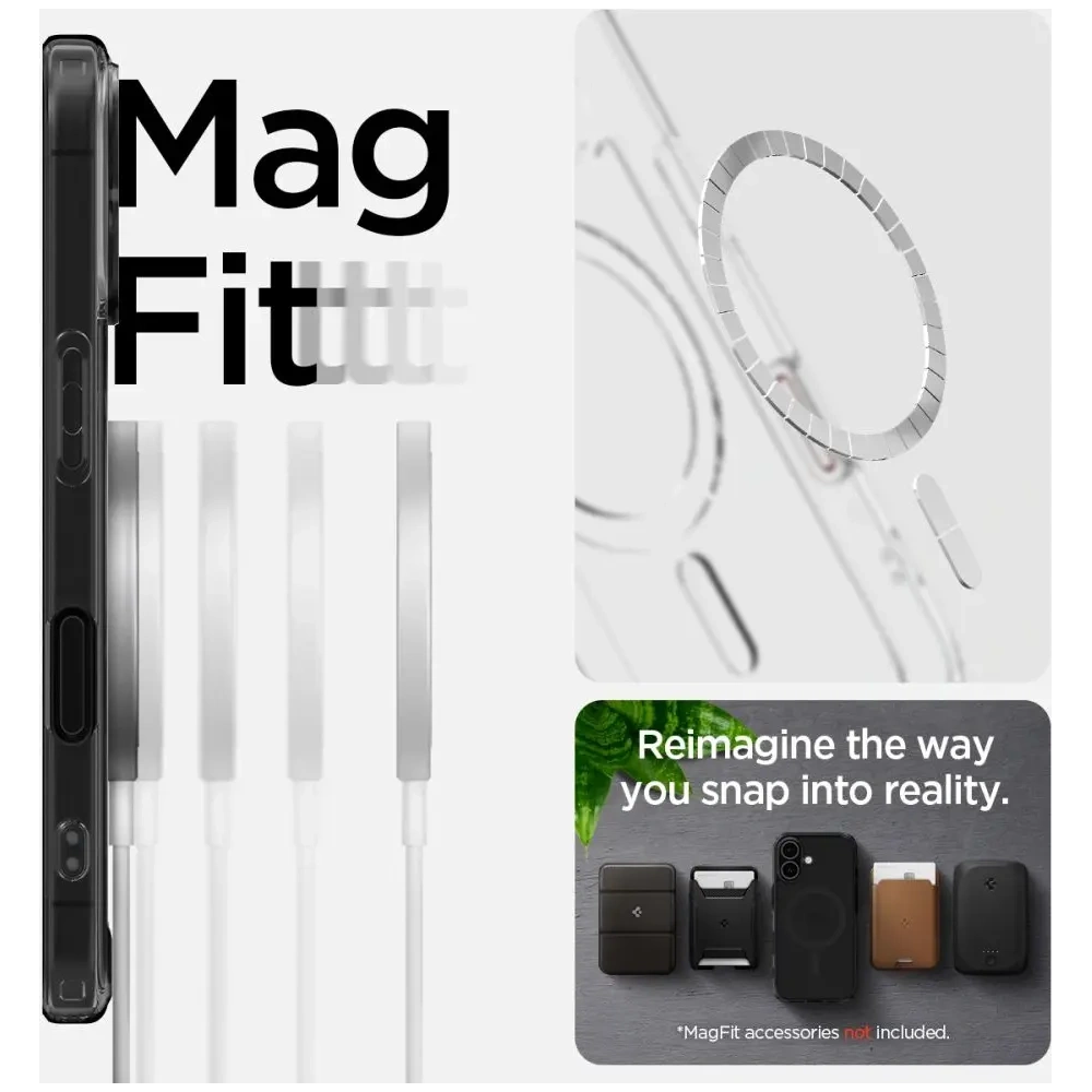 Wholesale Spigen Ultra Hybrid T Mag MagSafe Apple iPhone 16 Frost Black - SPN16586 - {ean13} - Hurt