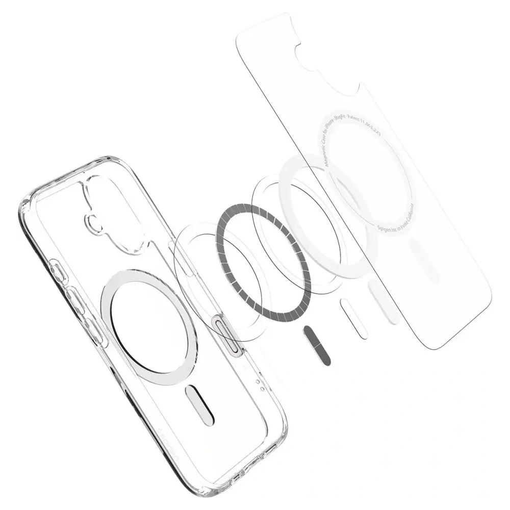 Wholesale Spigen Ultra Hybrid T Mag MagSafe Apple iPhone 16 White - SPN16587 - {ean13} - Hurt
